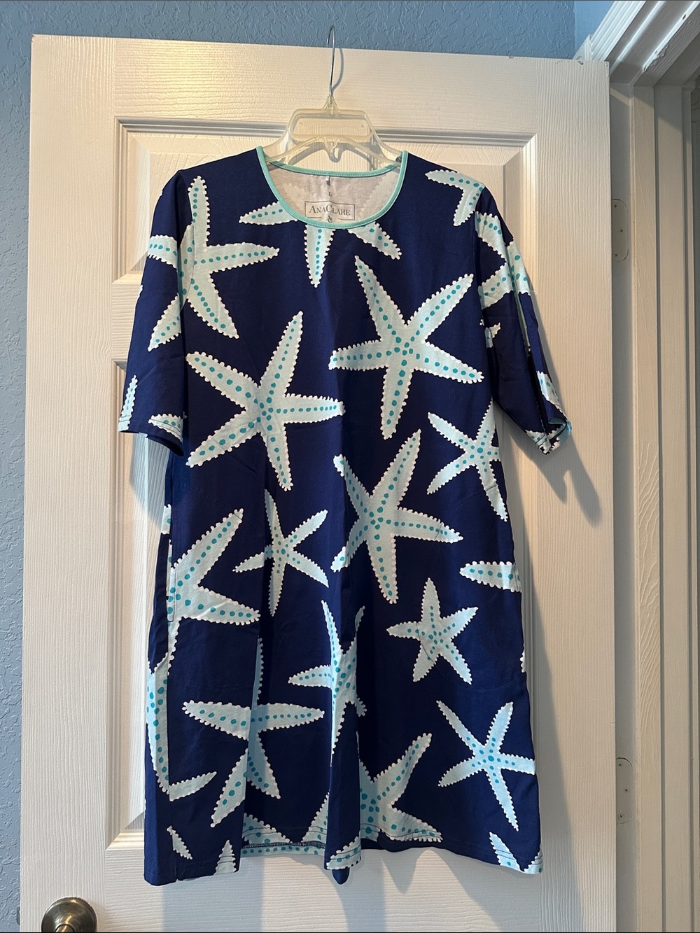 Ana Clare Navy Starfish Tunic